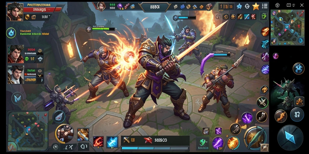 Tangkapan layar gameplay 88BOS yang penuh aksi dan strategi.