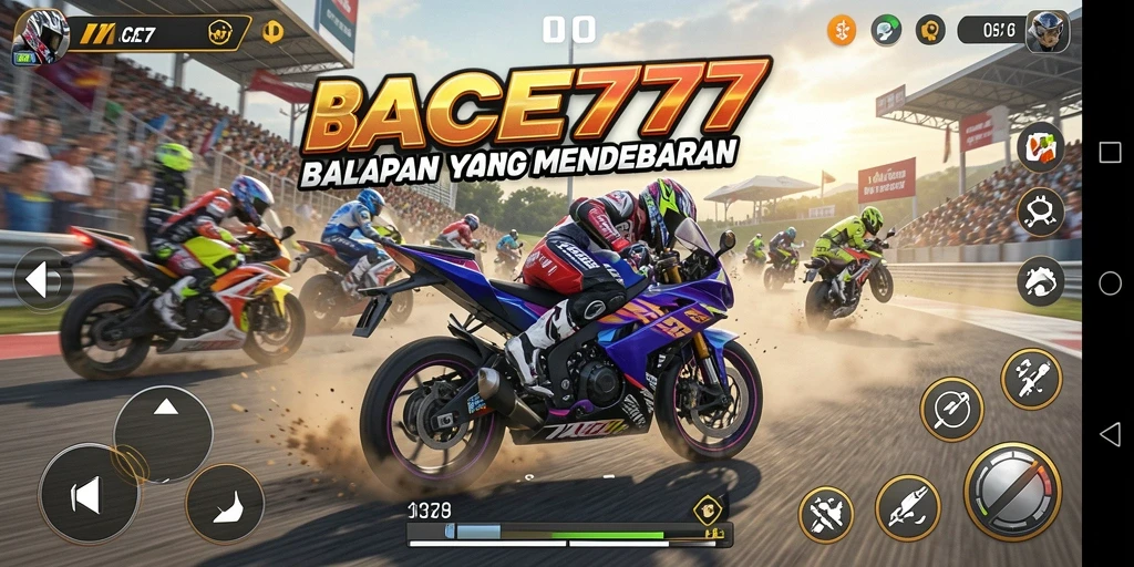 Tampilan aksi balapan motor yang mendebarkan di ACE777.