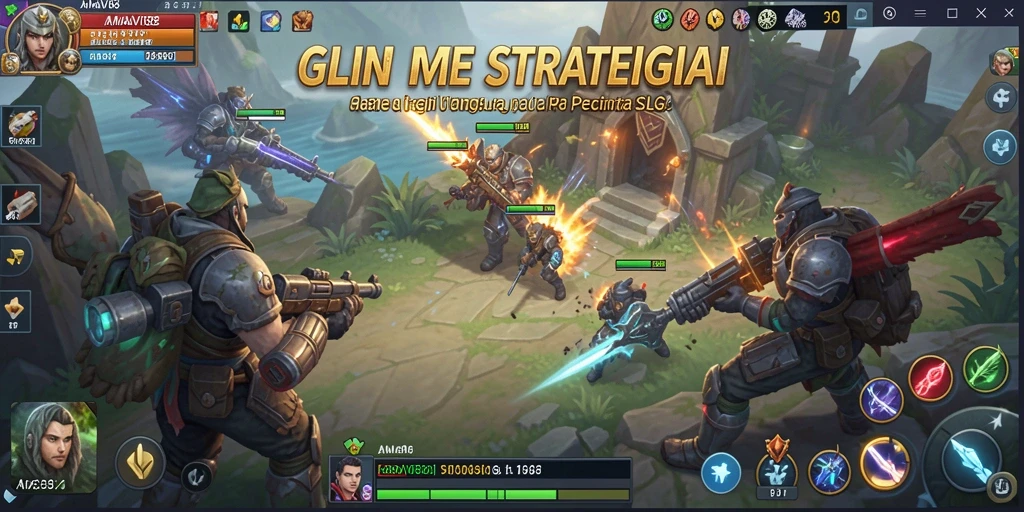 Screenshot gameplay AMAVI88 menampilkan strategi pertempuran seru.