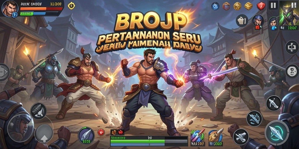 Tangkapan layar gameplay BROJP yang menunjukkan seru dan menegangkan.
