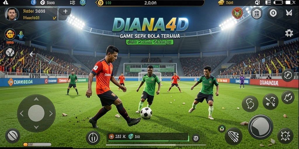 Tampilan gameplay seru dalam DIANA4D yang memukau.