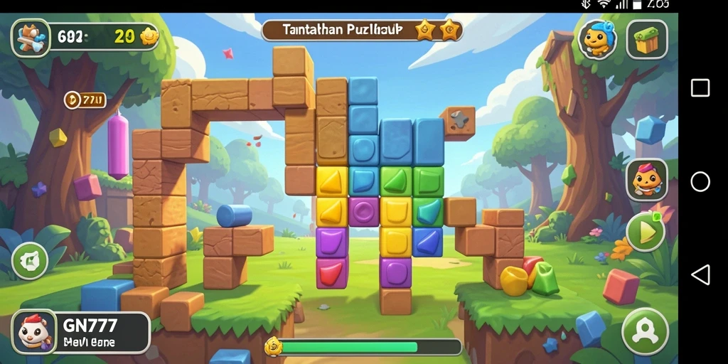Tampilan gameplay menarik dari GN777 dengan berbagai teka-teki yang menantang.