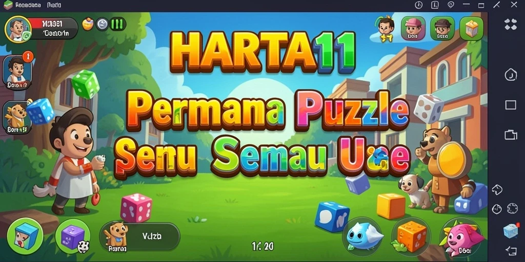 Gameplay seru HARTA11 dengan teka-teki menantang dan grafis menarik.