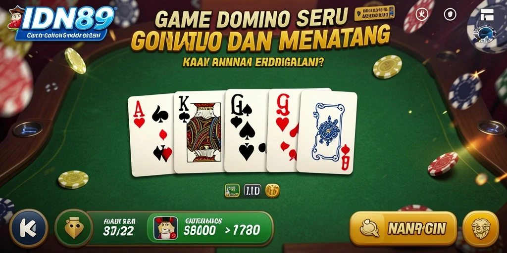Tampilan menarik dari gameplay <strong>Domino</strong> di IDN89.