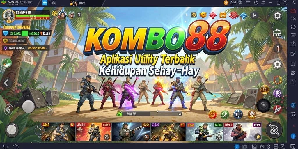 Tampilan antarmuka intuitif dan fitur praktis KOMBO88.