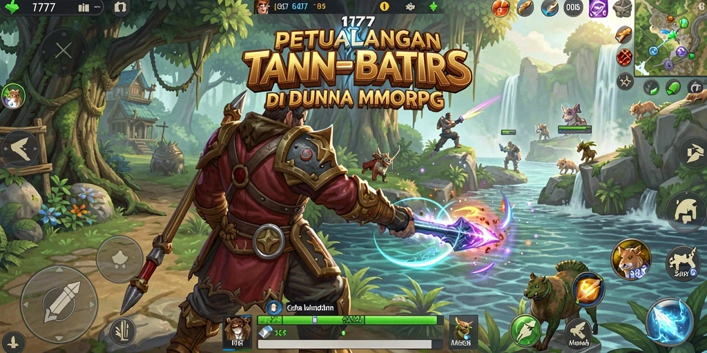 Gambaran gameplay seru dari L777 dalam dunia MMORPG.