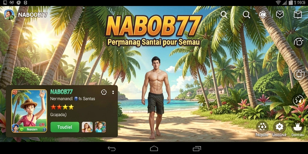 Screenshot gameplay <strong>NABOB77</strong> yang penuh warna dan seru.