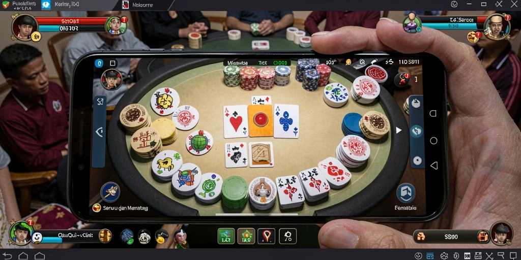 Screenshot S80 menampilkan gameplay QiuQiu yang seru.