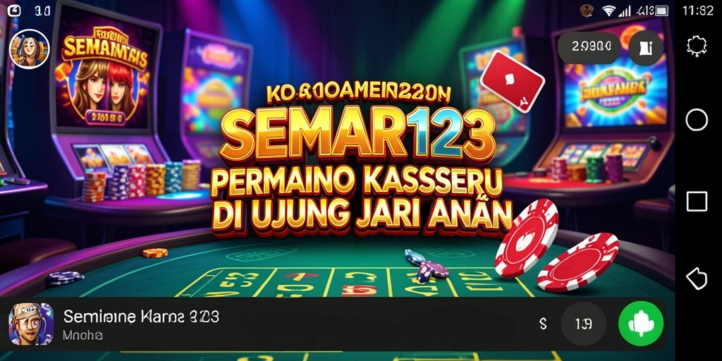 Tampilan menarik dari gameplay SEMAR123 di Kasino.