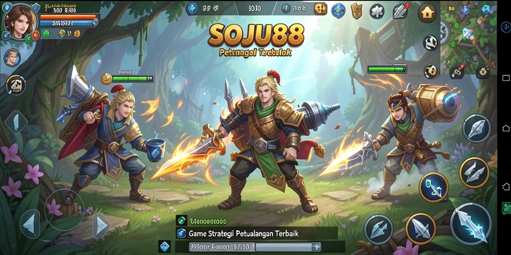 Gameplay menarik dalam dunia strategi SLG SOJU88.