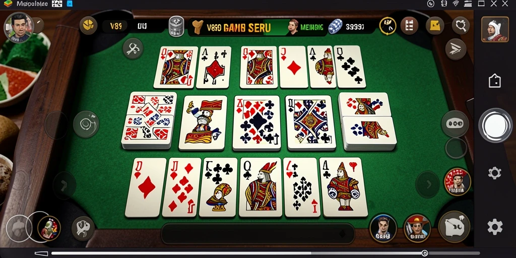 Tampilan screenshot game Domino V89 yang menarik dan seru.